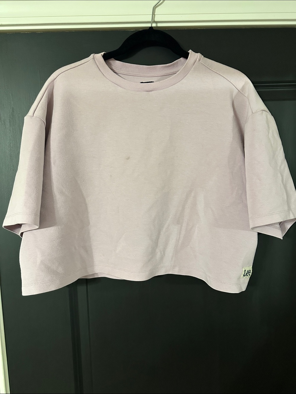 Lee Women’s ' Cropped Crewneck Top - Light Lavender